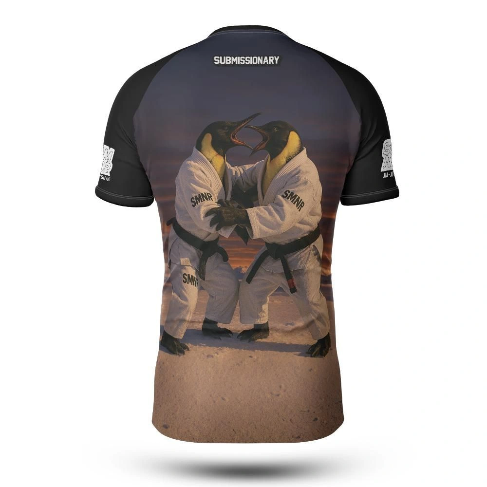 Deep Freeze Jiu-Jitsu rashguard — back custom uniform design